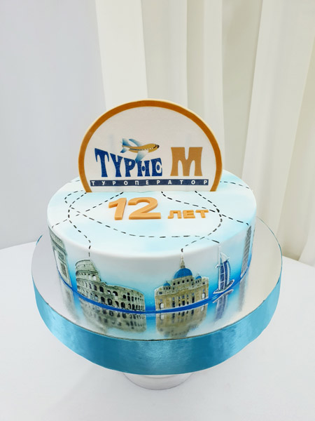 Корпоративный торт 8593
