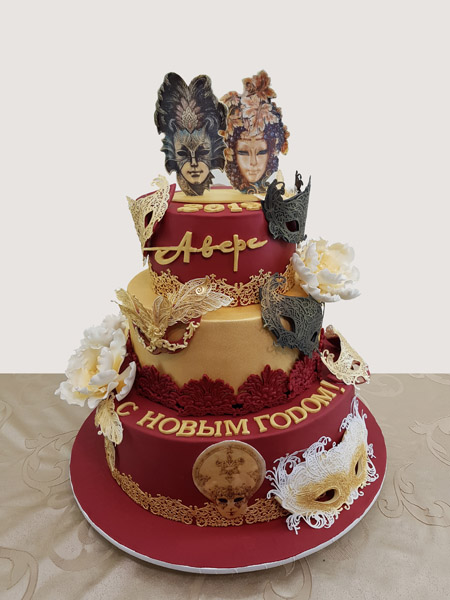 Корпоративный торт 8676